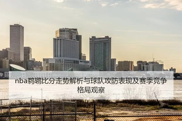 nba鹈鹕比分走势解析与球队攻防表现及赛季竞争格局观察